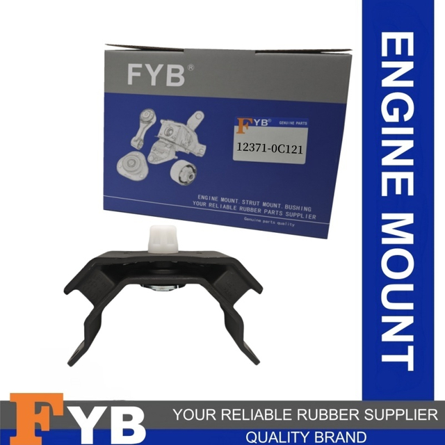 OEM 12371-0c121 123710c121 Genuine Rubber Rear Engine Mount Insulator Car Parts for Toyota Fortuner Hilux 2000-